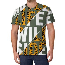 AILLOSA All Over Print TH-202 Kısa Kollu Baskılı Unisex T-shirt