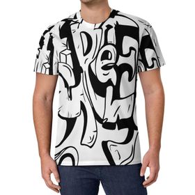 AILLOSA All Over Print TH-278 Kısa Kollu Baskılı Unisex T-shirt