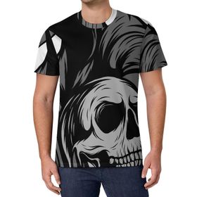 AILLOSA All Over Print TH-283 Kısa Kollu Baskılı Unisex T-shirt