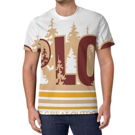 AILLOSA All Over Print TH-289 Kısa Kollu Baskılı Unisex T-shirt