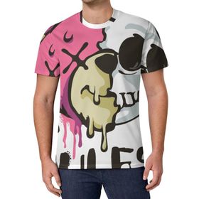 AILLOSA All Over Print TH-295 Kısa Kollu Baskılı Unisex T-shirt