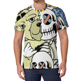 AILLOSA All Over Print TH-298 Kısa Kollu Baskılı Unisex T-shirt