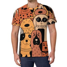 AILLOSA All Over Print TH-307 Kısa Kollu Baskılı Unisex T-shirt