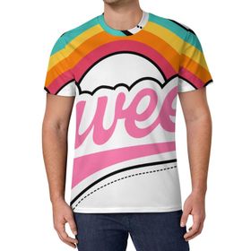 AILLOSA All Over Print TH-31 Kısa Kollu Baskılı Unisex T-shirt
