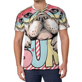 AILLOSA All Over Print TH-333 Kısa Kollu Baskılı Unisex T-shirt