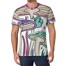 AILLOSA All Over Print TH-334 Kısa Kollu Baskılı Unisex T-shirt