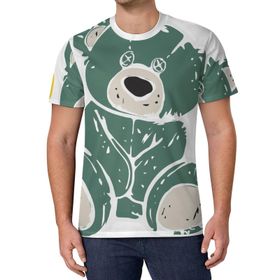 AILLOSA All Over Print TH-344 Kısa Kollu Baskılı Unisex T-shirt