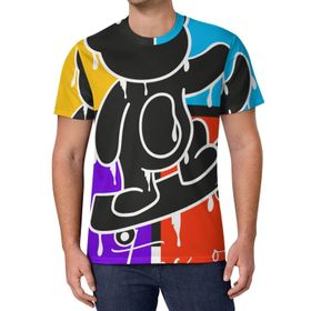 AILLOSA All Over Print TH-347 Kısa Kollu Baskılı Unisex T-shirt