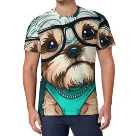 AILLOSA All Over Print TH-348 Kısa Kollu Baskılı Unisex T-shirt