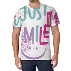 AILLOSA All Over Print TH-350 Kısa Kollu Baskılı Unisex T-shirt