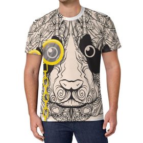 AILLOSA All Over Print TH-371 Kısa Kollu Baskılı Unisex T-shirt