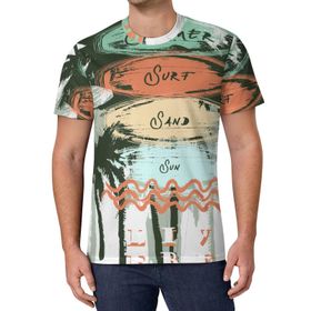 AILLOSA All Over Print TH-375 Kısa Kollu Baskılı Unisex T-shirt