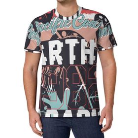 AILLOSA All Over Print TH-379 Kısa Kollu Baskılı Unisex T-shirt