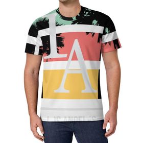 AILLOSA All Over Print TH-384 Kısa Kollu Baskılı Unisex T-shirt