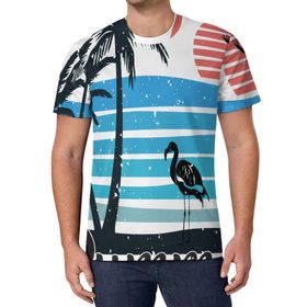 AILLOSA All Over Print TH-392 Kısa Kollu Baskılı Unisex T-shirt