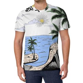 AILLOSA All Over Print TH-394 Kısa Kollu Baskılı Unisex T-shirt