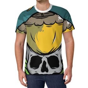AILLOSA All Over Print TH-395 Kısa Kollu Baskılı Unisex T-shirt