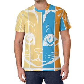 AILLOSA All Over Print TH-404 Kısa Kollu Baskılı Unisex T-shirt