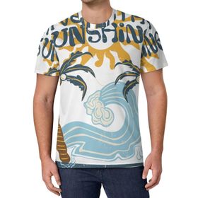 AILLOSA All Over Print TH-410 Kısa Kollu Baskılı Unisex T-shirt
