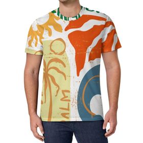 AILLOSA All Over Print TH-411 Kısa Kollu Baskılı Unisex T-shirt