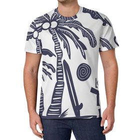 AILLOSA All Over Print TH-412 Kısa Kollu Baskılı Unisex T-shirt