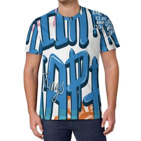 AILLOSA All Over Print TH-413 Kısa Kollu Baskılı Unisex T-shirt