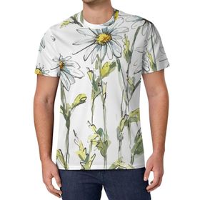 AILLOSA All Over Print TH-414 Kısa Kollu Baskılı Unisex T-shirt