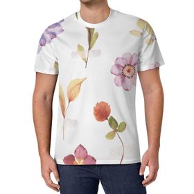 AILLOSA All Over Print TH-421 Kısa Kollu Baskılı Unisex T-shirt