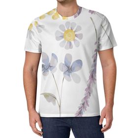 AILLOSA All Over Print TH-422 Kısa Kollu Baskılı Unisex T-shirt