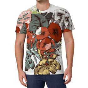 AILLOSA All Over Print TH-431 Kısa Kollu Baskılı Unisex T-shirt