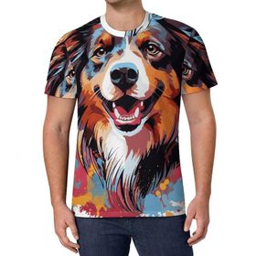 AILLOSA All Over Print TH-432 Kısa Kollu Baskılı Unisex T-shirt