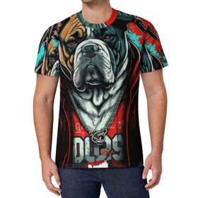 AILLOSA All Over Print TH-439 Kısa Kollu Baskılı Unisex T-shirt