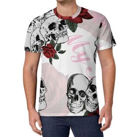 AILLOSA All Over Print TH-447 Kısa Kollu Baskılı Unisex T-shirt