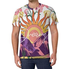 AILLOSA All Over Print TH-460 Kısa Kollu Baskılı Unisex T-shirt