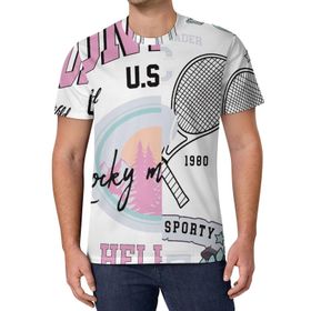 AILLOSA All Over Print TH-462 Kısa Kollu Baskılı Unisex T-shirt