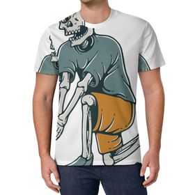 AILLOSA All Over Print TH-464 Kısa Kollu Baskılı Unisex T-shirt