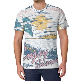 AILLOSA All Over Print TH-485 Kısa Kollu Baskılı Unisex T-shirt