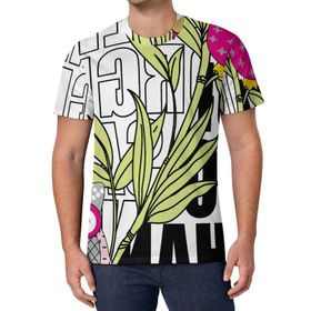 AILLOSA All Over Print TH-487 Kısa Kollu Baskılı Unisex T-shirt