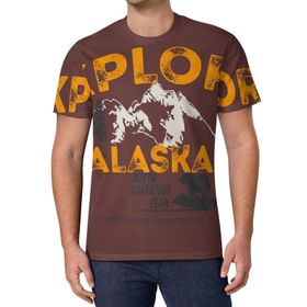 AILLOSA All Over Print TH-489 Kısa Kollu Baskılı Unisex T-shirt