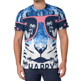 AILLOSA All Over Print TH-493 Kısa Kollu Baskılı Unisex T-shirt