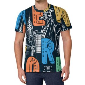 AILLOSA All Over Print TH-495 Kısa Kollu Baskılı Unisex T-shirt