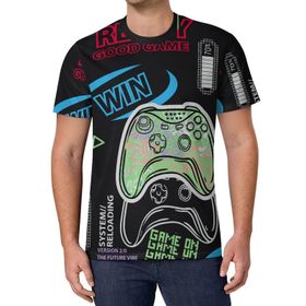 AILLOSA All Over Print TH-497 Kısa Kollu Baskılı Unisex T-shirt