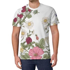 AILLOSA All Over Print TH-57 Kısa Kollu Baskılı Unisex T-shirt