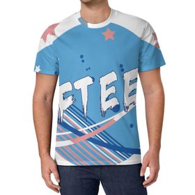 AILLOSA All Over Print TH-77 Kısa Kollu Baskılı Unisex T-shirt