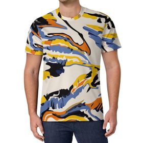 AILLOSA All Over Print YH-107 Kısa Kollu Baskılı Unisex T-shirt