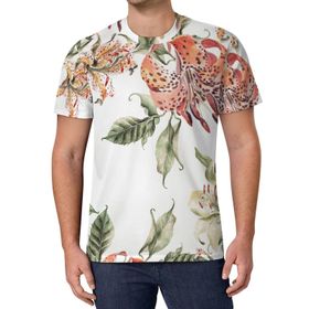 AILLOSA All Over Print YH-119 Kısa Kollu Baskılı Unisex T-shirt