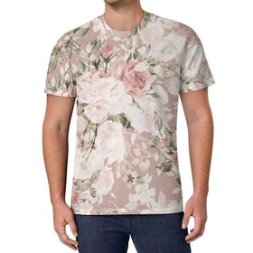 AILLOSA All Over Print YH-121 Kısa Kollu Baskılı Unisex T-shirt