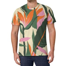 AILLOSA All Over Print YH-127 Kısa Kollu Baskılı Unisex T-shirt