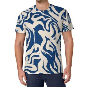 AILLOSA All Over Print YH-132 Kısa Kollu Baskılı Unisex T-shirt