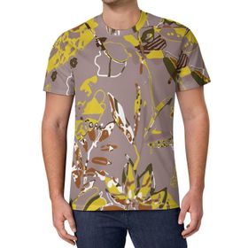 AILLOSA All Over Print YH-134 Kısa Kollu Baskılı Unisex T-shirt